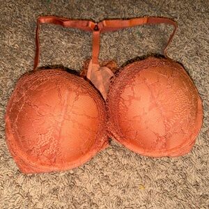 Victoria's Secret Burnt Orange Lace Bra